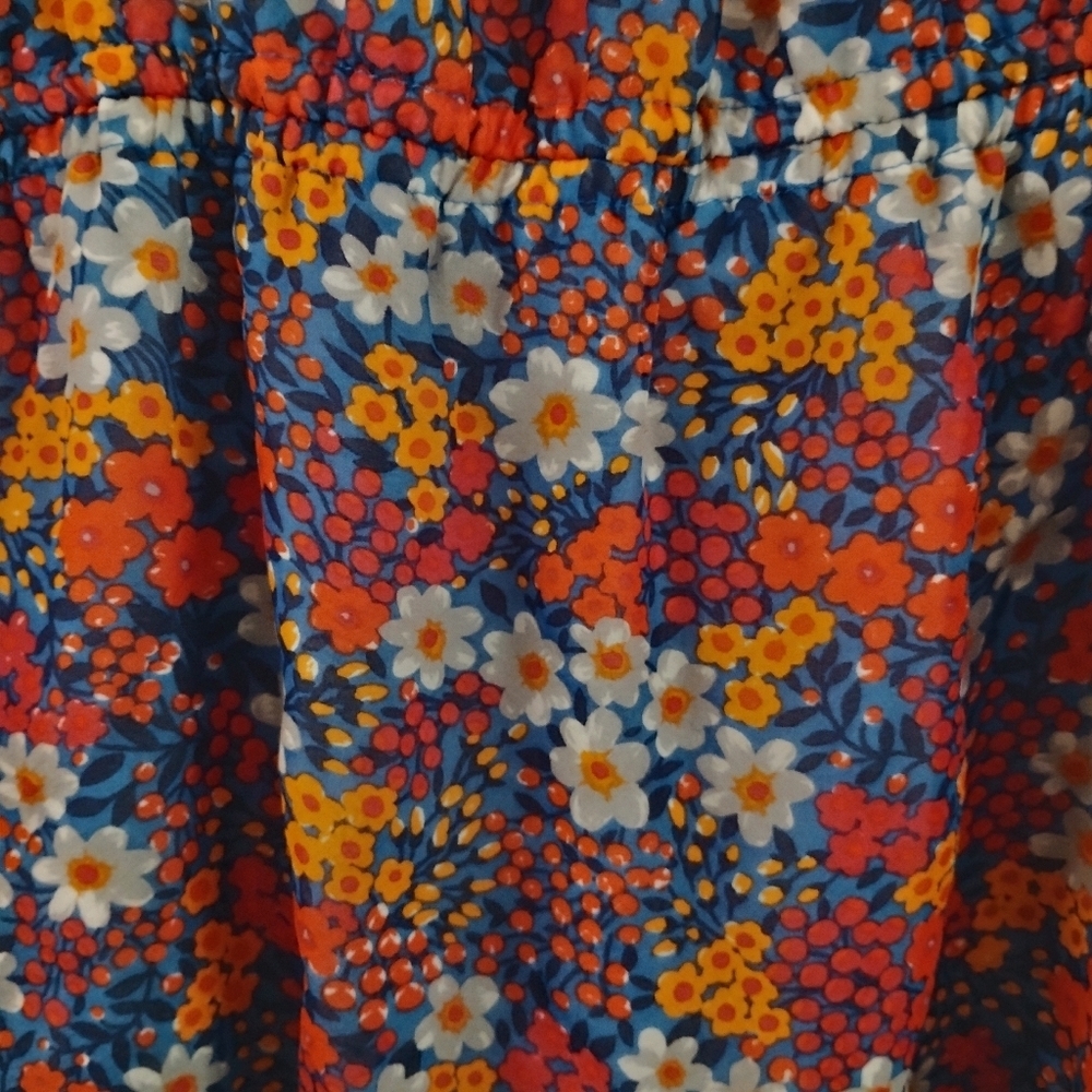 Shoshanna Silk Floral Ruffle Mini Dress Size 8 - Picture 12 of 12